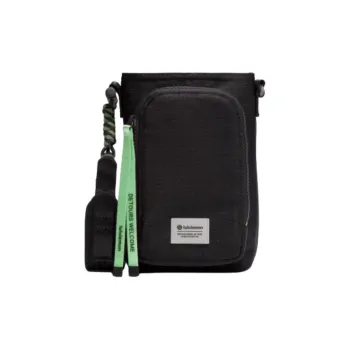Lululemon Color Block Water Bottle Bag, Shoulder Bag, Crossbody Bag Unisex Black