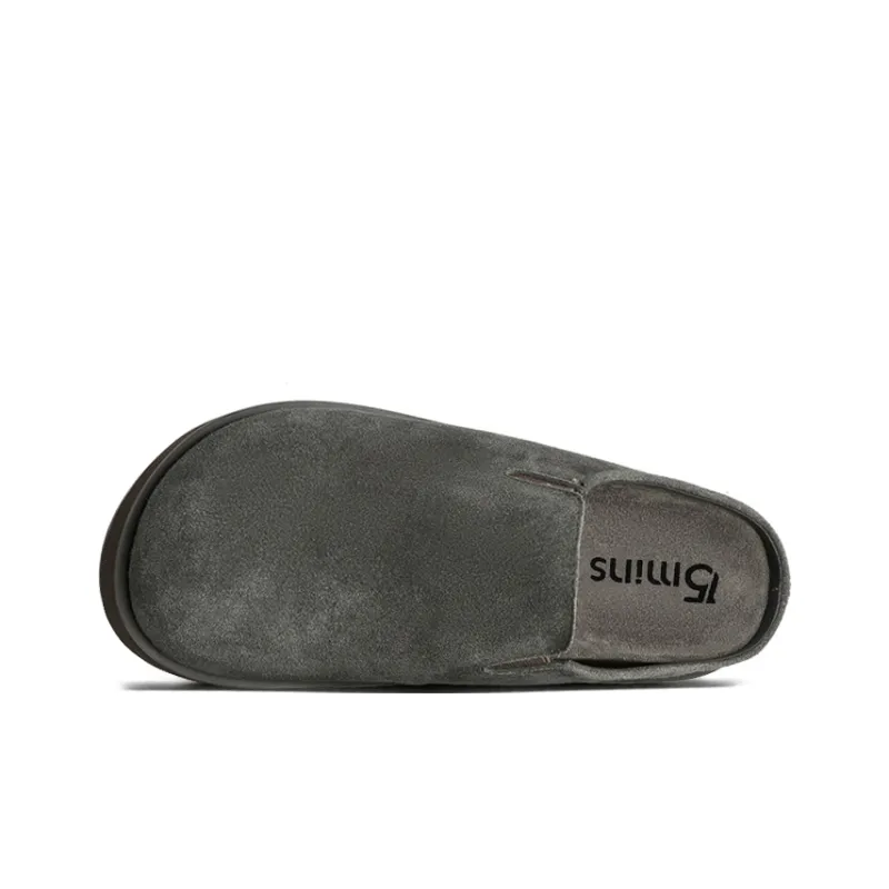 15 MINS Rubber Sole Slip Resistant Closed Toe Slippers Unisex-6