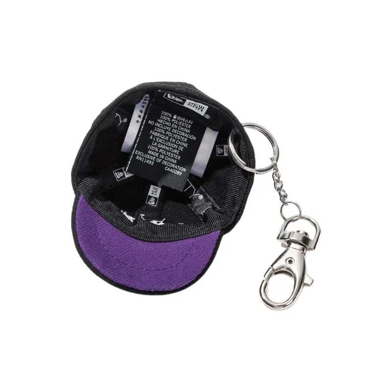 New Era Polyester Keychain Key Pouch Regular Unisex Black-5