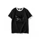 Black with White Edge