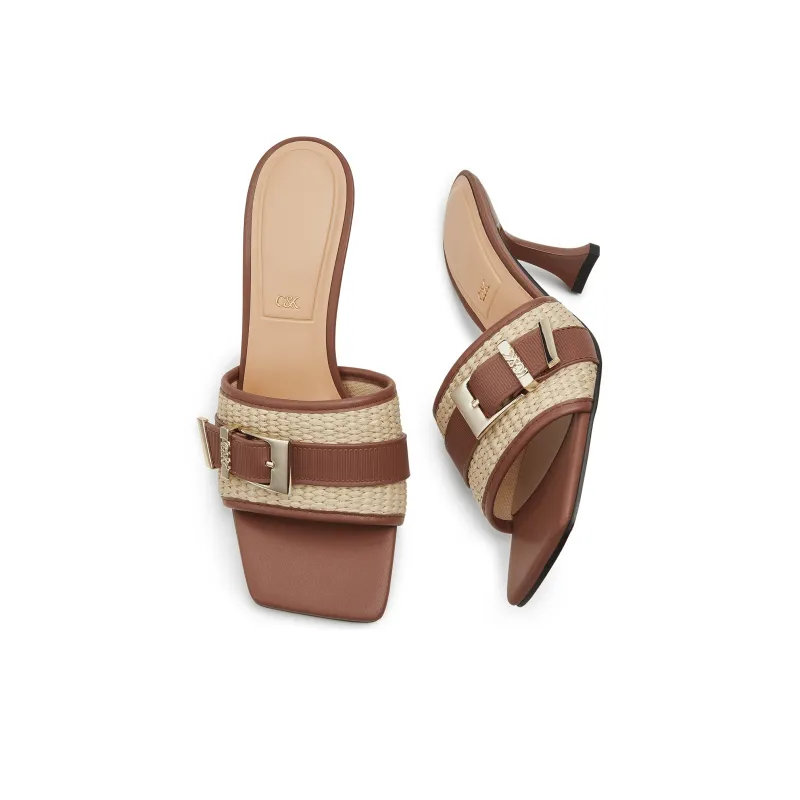 CHARLES&KEITH Composite Sole Slide Slippers 8cm Women's-2