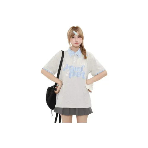 Ordifen Drop Shoulder Sleeve T Shirt Women's