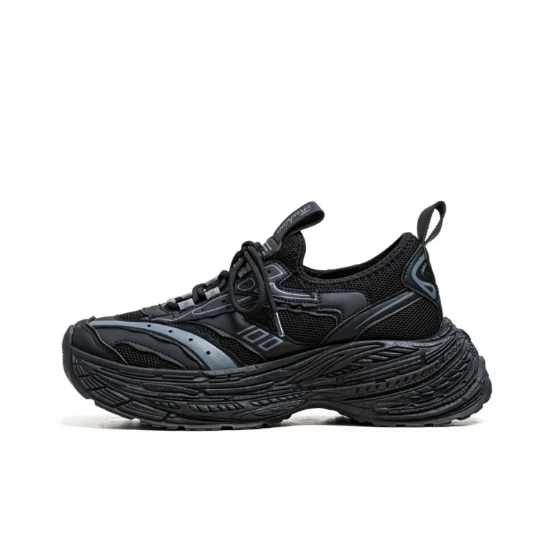 BINGO DUCK Coverage Breathable Low Top Chunky Sneakers Men's-6