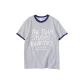White Gray Navy Blue Edge
