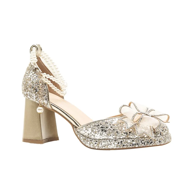 KATHRYN WILSON Chunky Heel High Heels Women's-7