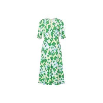 Diane Von Furstenberg Short Sleeved Dress Women's Green