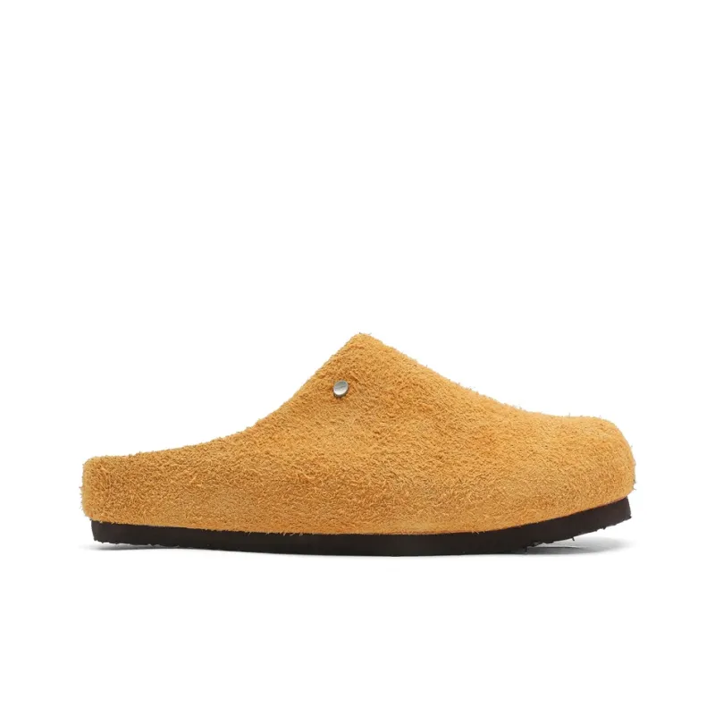 WEISHIBANGWEI Rubber Sole Slip Resistant Closed Toe Slippers Unisex Yellow-8