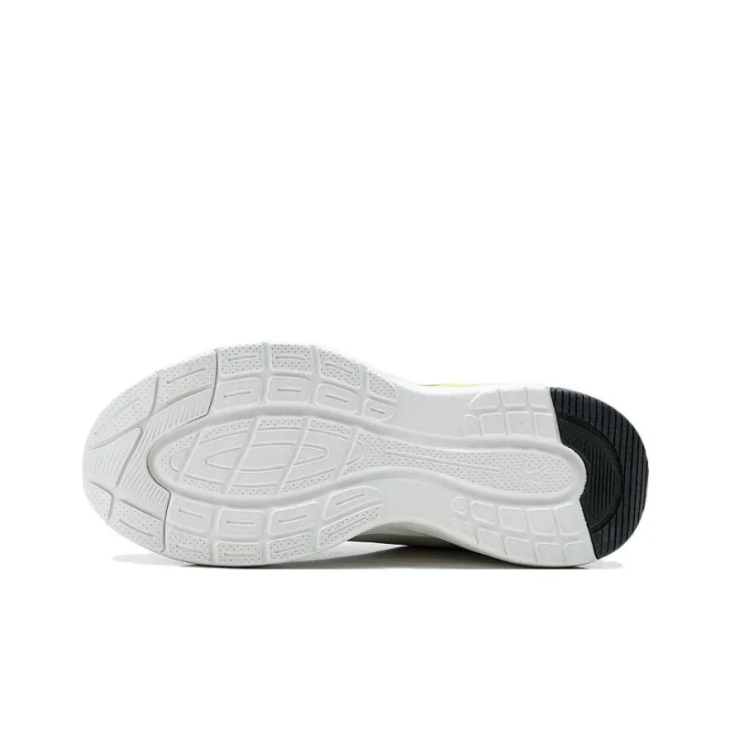 QIAODAN Anti Slip Wear Resistant Low Top Casual City Commute Running Shoes Men's Crescent Gray Black-4