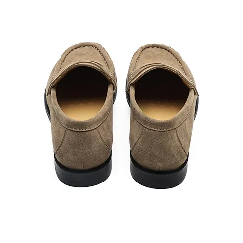 MOMGOG Men's Casual Shoes Men Low Top Khaki/Brown-3