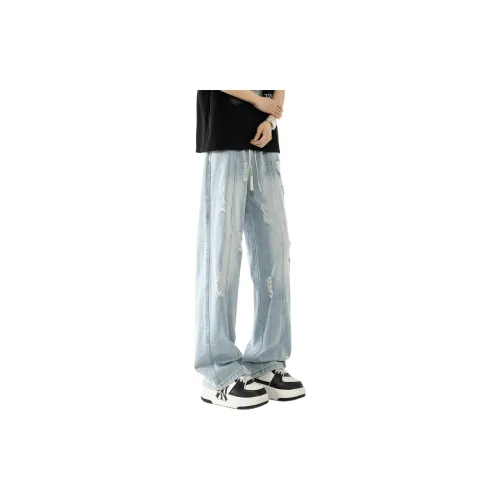 PANDA ADEVIL Jeans Unisex Light Blue