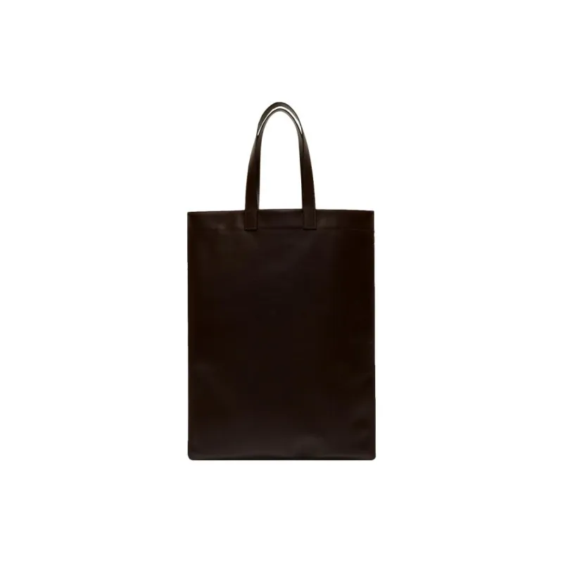 CDG Cow Leather Tote Bag, Shopping Bag, Handbag Tubas Men's Brown-2