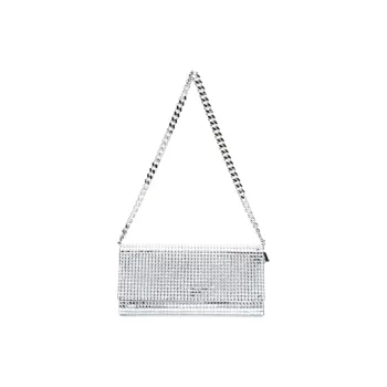 Rosantica Metallic effect Sequinned Clutch Bag