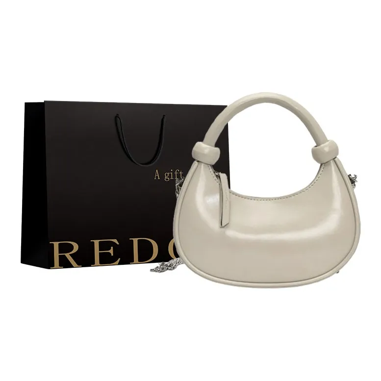REDOO PU Handbag Women's White/Gray/Yellow/Black/Red-2