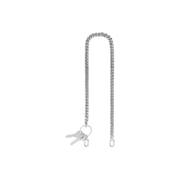 Balenciaga Brass Chain Strap Bag Women's Silver