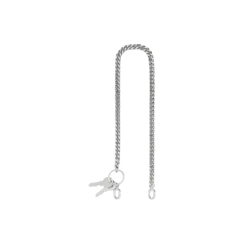 Balenciaga Brass Chain Strap Bag Women's Silver