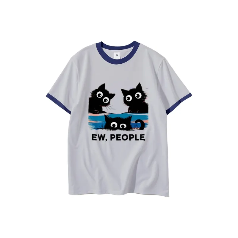 FAIRWHALE Drop Shoulder Sleeve T Shirt Women's-24