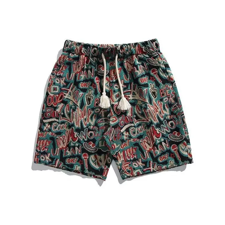 MEIKE Casual Shorts Unisex Sri Lanka Red-0