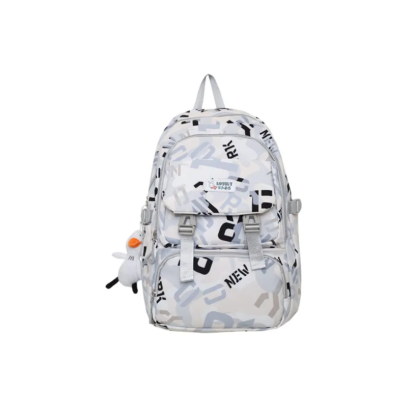 Yalu Nylon Backpack Regular Unisex Multicolor-3