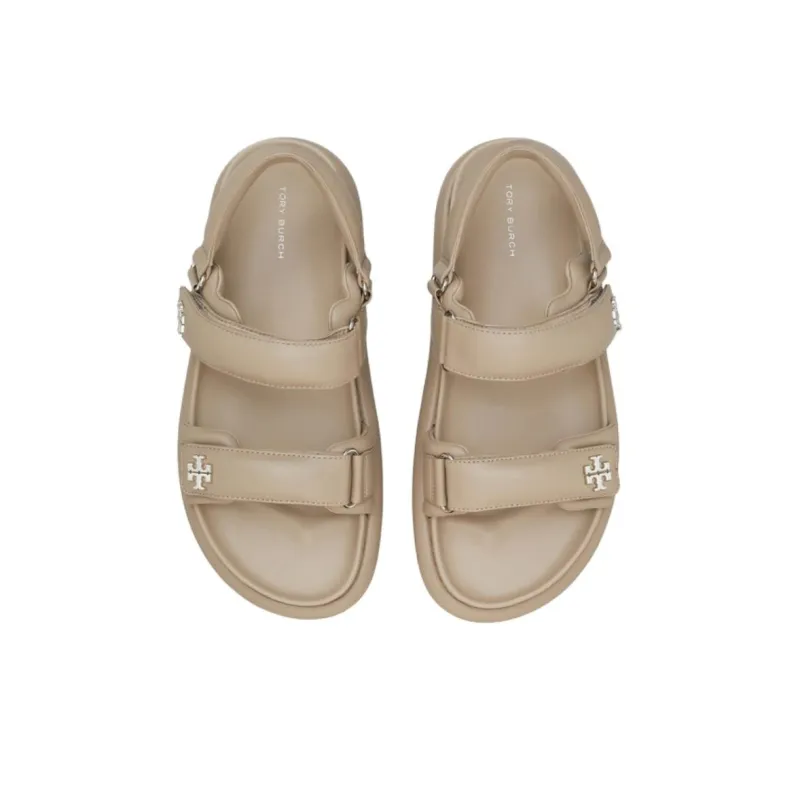 TORY BURCH Kira Sport One Strap Sandals Women's Brown-3