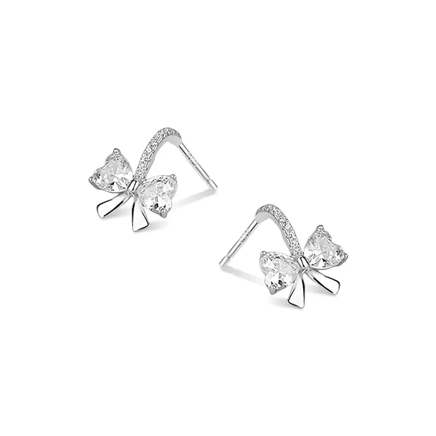 ETAHLOVE S925 Silver Stud Earrings Women's-0