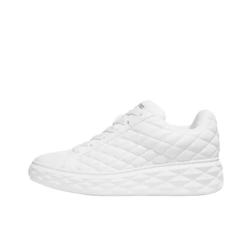 Jimmy Choo Diamond Maxi M Low Top Casual Shoes Men's White