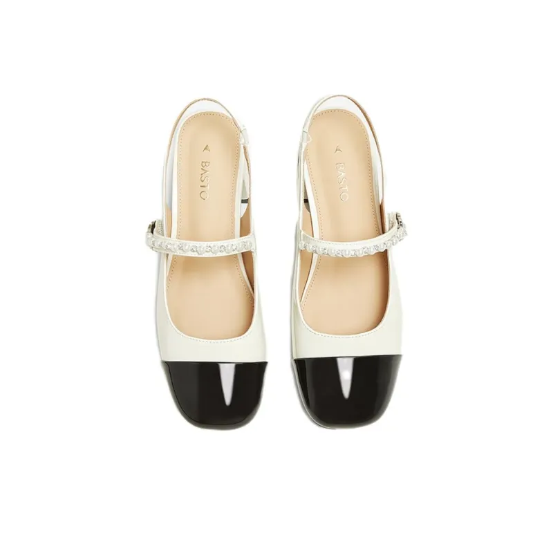 BASTO Chunky Heel High Heels Women's-10