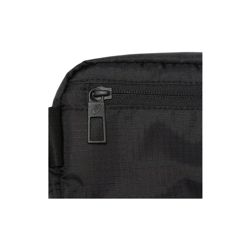 Asics Polyester One Shoulder Crossbody Fanny Pack Unisex Black-4