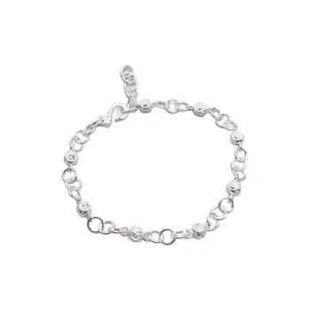 Silver Arashi Sterling Silver Bracelet 999 Fine Silver Women's