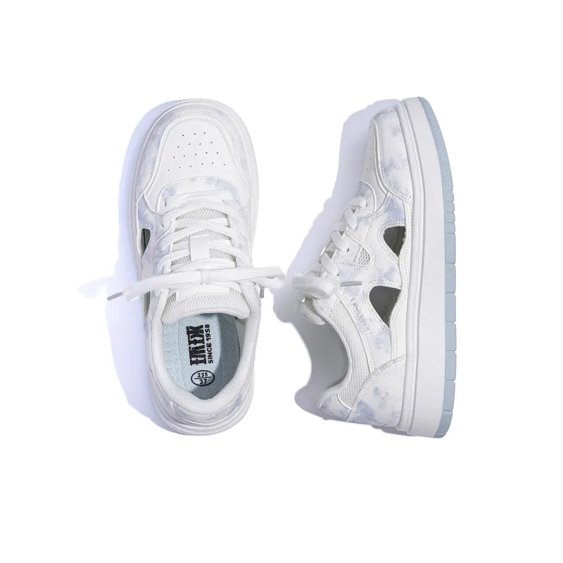 HUANQIU Abrasion Resistant Breathable Height Increasing Low Top Skateboard Shoes Women's-6