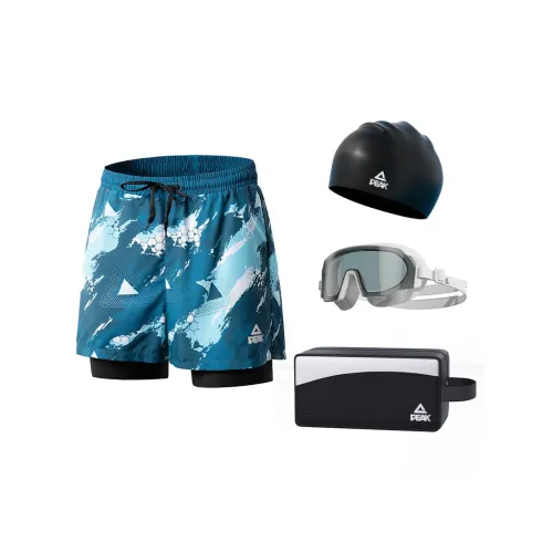 PEAK Swimming Sets Polyester Mens Black Men's