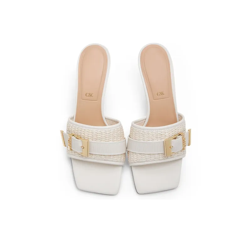 CHARLES&KEITH Composite Sole Slide Slippers 8cm Women's-6
