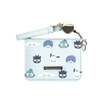 Sanrio Synthetic Leather Card Holder Women's Light Blue