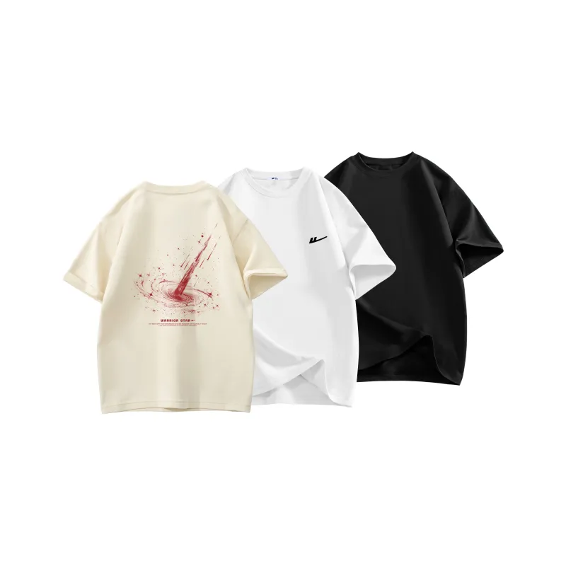Warrior Huichao Riding The Wind Collection Drop Shoulder Sleeve T Shirt Women's-18