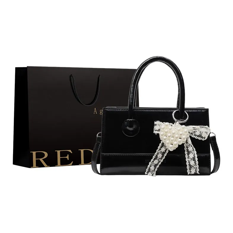 REDOO PU Handbag Women's Ecru/Silver/Pink/Red/Black/Coffee-8