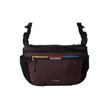 SALOMON Nylon Crossbody Bag, Shoulder Bag Unisex Chocolate