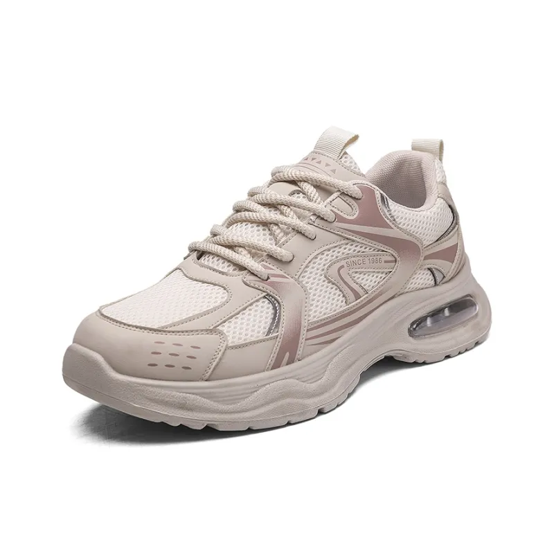 PNKE Slip Resistant, Abrasion Resistant, Breathable, Height Increasing Low Top Chunky Sneakers Men's-6