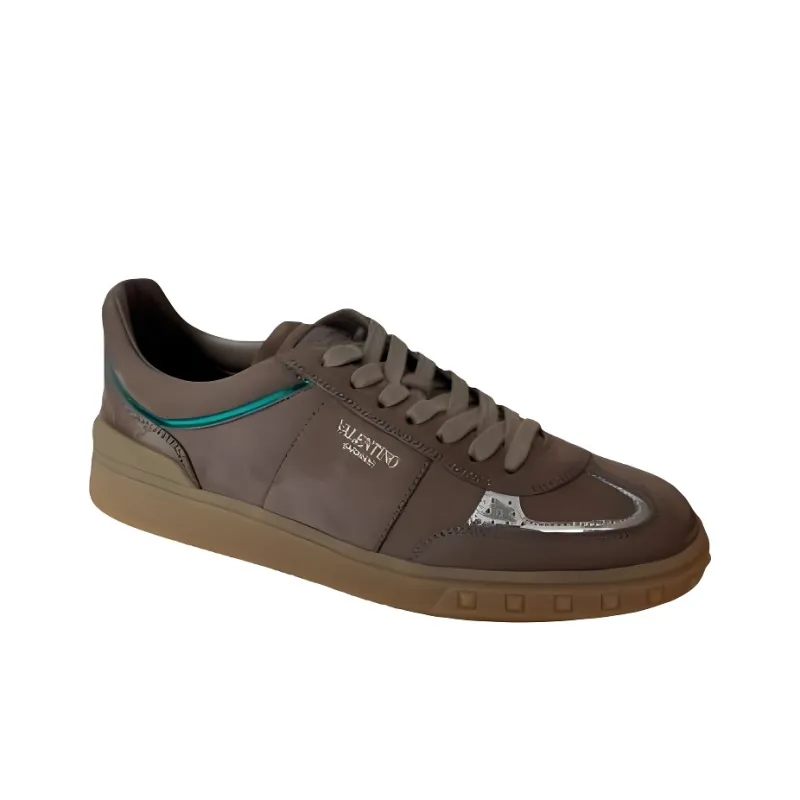 Valentino Low Top Skateboard Shoes Women's Light Brown-1