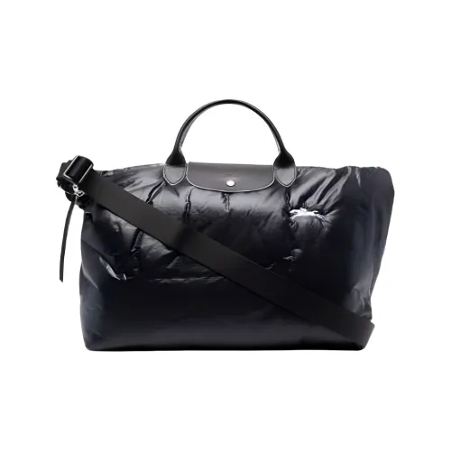 Le Pliage Cuir perforated travel bag
