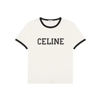 CELINE Regular T shirt In Cotton Jersey