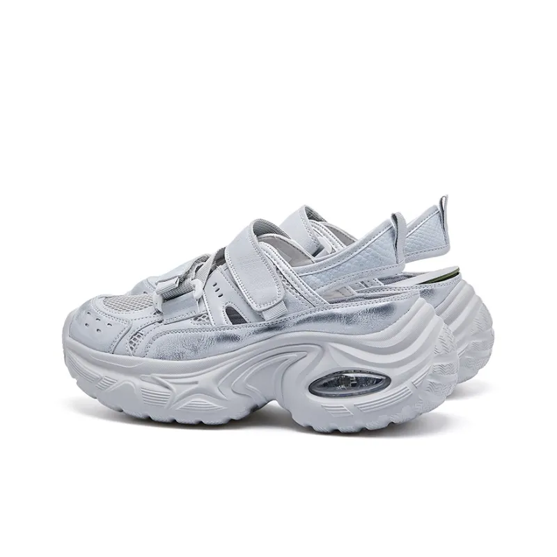 BURGELY Lightweight Height Increasing Low Top Chunky Sneakers Women's-6