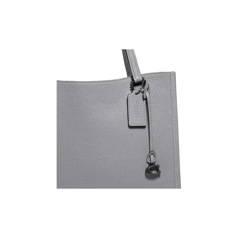 COACH Tyler Leather Handbag, Crossbody Bag, Shoulder Bag Women's Gray-4