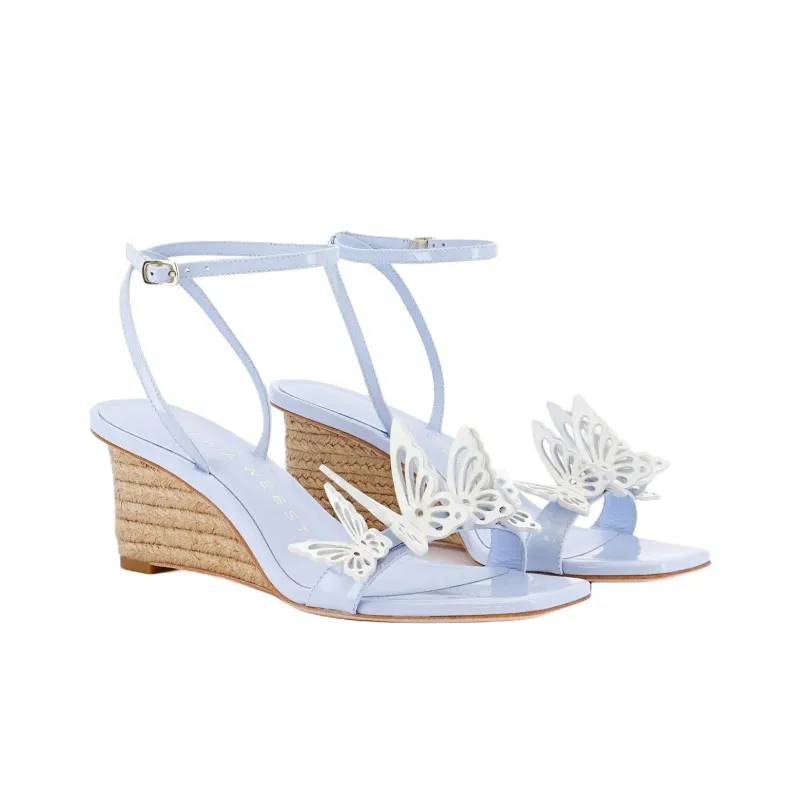 Sophia Webster Vanessa One Strap Sandals 6cm Women's Ice Blue-2