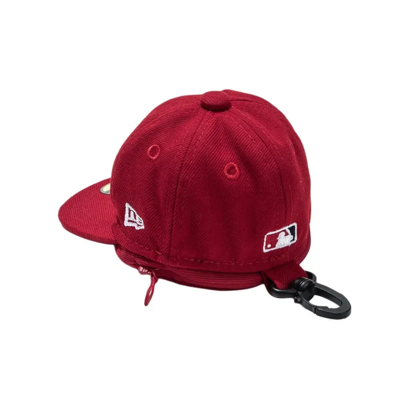 New Era Polyester Keychain Key Pouch Regular Unisex Red-3