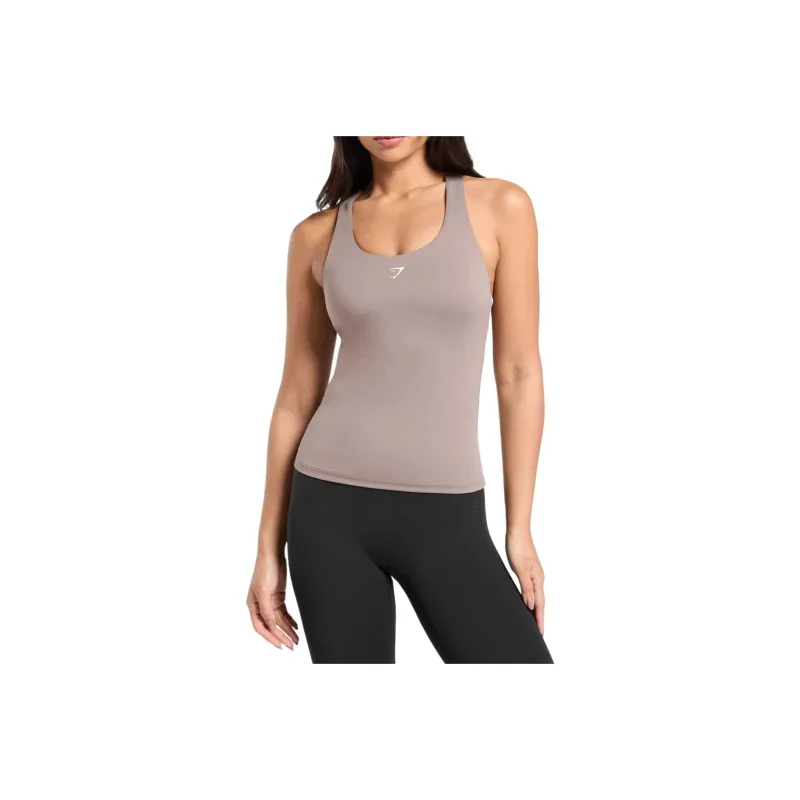 GYMSHARK Everyday Racer Back Tank With Shelf Sport Vests Women's-4