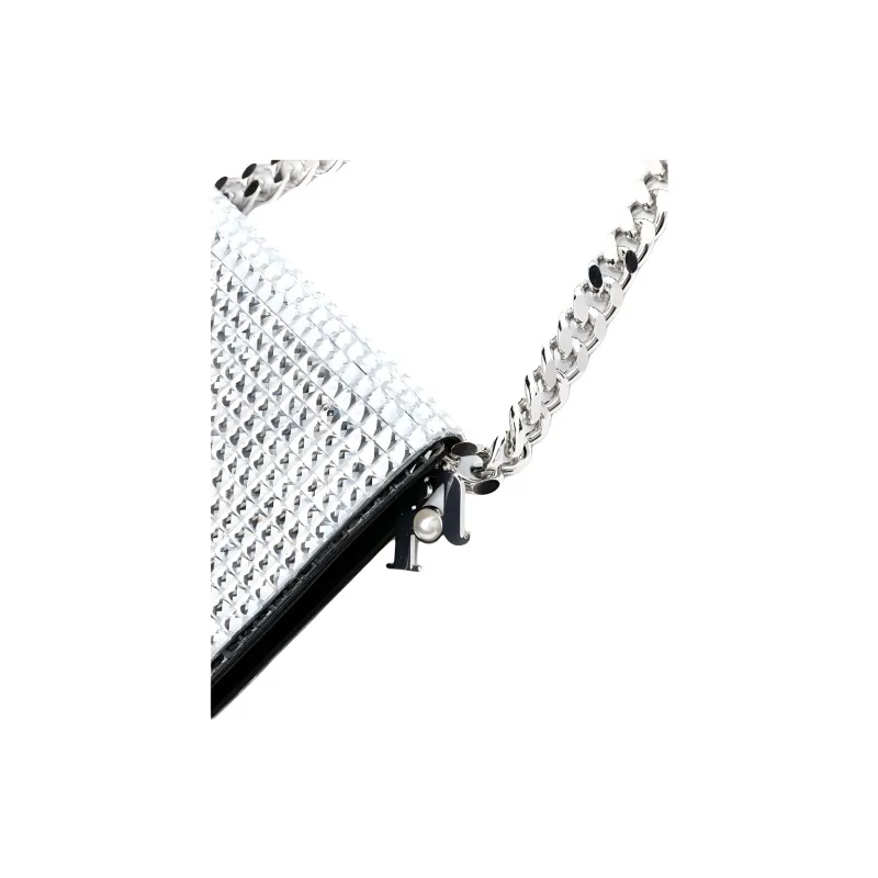 Rosantica Metallic effect Sequinned Clutch Bag-3