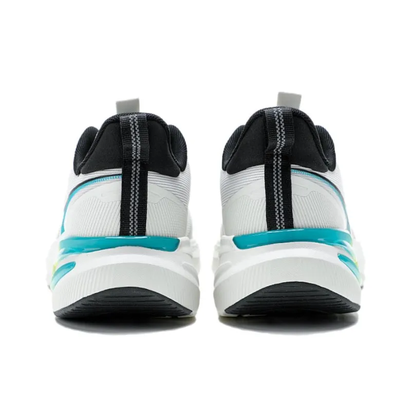 QIAODAN Anti Slip Wear Resistant Low Top Casual City Commute Running Shoes Men's Crescent Gray Black-3