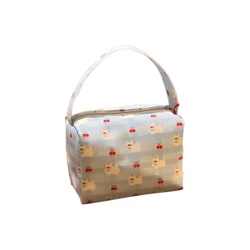 Future Maple Large Capacity 3D Effect Cute Soft Pink Makeup Bags Portable Travel Toiletry Kit
