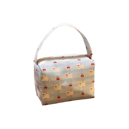 Future Maple Large Capacity 3D Effect Cute Soft Pink Makeup Bags Portable Travel Toiletry Kit