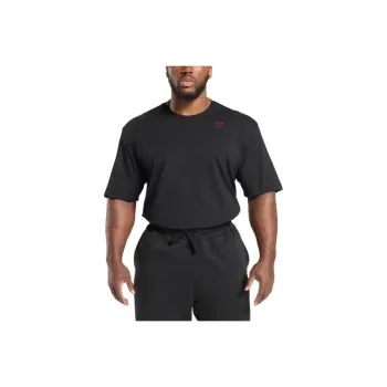 GYMSHARK T Shirt Men's Black/Adjustment Red