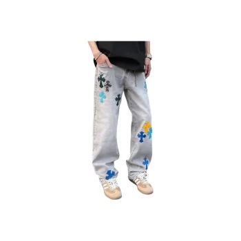 PANDA ADEVIL Jeans Unisex Light Gray